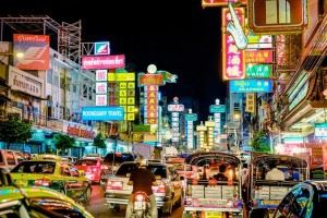 Chinatown Bangkok Thailand by night