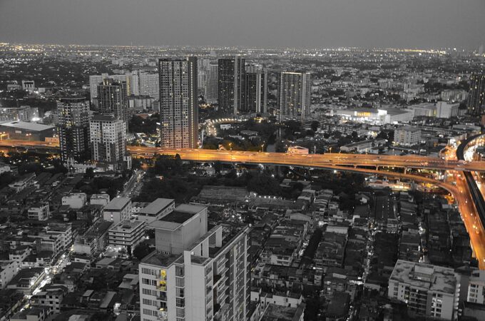 Blick über Bangkok