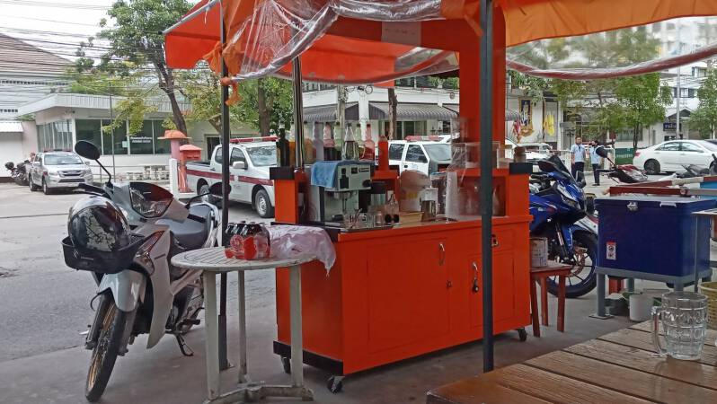 Kaffee-Bude in Bangkok