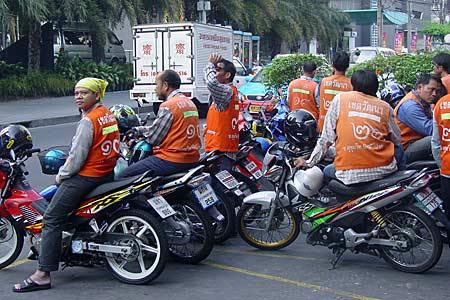 Motorrad-Taxis Bangkok