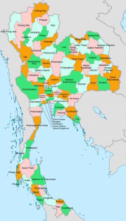 Thailand by Provinces