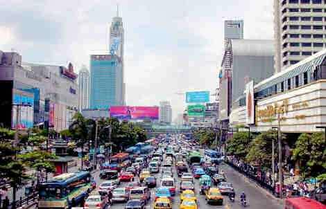 Stossverkehr in Bangkok